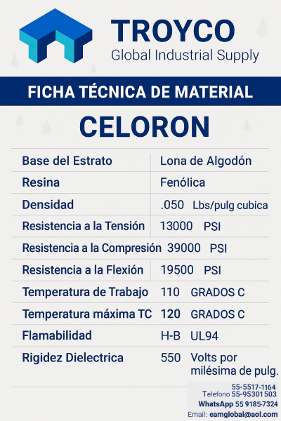 FICHA TECNICA DE CELORON